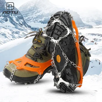 Vanjski 12 zupčasti ledene pandža, protuklizni torbica za obuću, альпинистский snow pandža, lanac za cipele od nehrđajućeg čelika, jedini za penjanje, artefakt