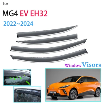 Viziri na prozor za MG4 EV EH32 2022 2023 2024 MG MULAN Deflektor Zaštita Vjetrobranskog Stakla Tenda za Zaštitu Od Sunca I Kiše Auto Pribor Za Završnu obradu