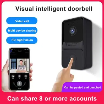 WIFI pametan zvono na vratima, video portafon, infracrveni noćni vid, vanjski dom protuprovalni alarm, kamera, wireless gumb, zvono na vratima