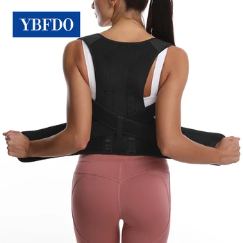 YBFDO, podesivi korektor za držanje leđa, tregeri, zona za podršku ramena, ravnanje grbavac tijela, korekcija сутулости leđa za odrasle