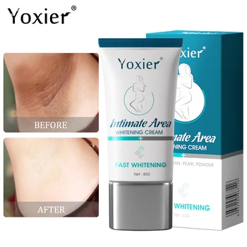 Yoxier, izbjeljivanje krema za intimnu zonu, brightening, revitalizacije pazuha, koljena, stražnjica, hidratantna, dovod, nikotinamid, za njegu kože tijela, 40 g