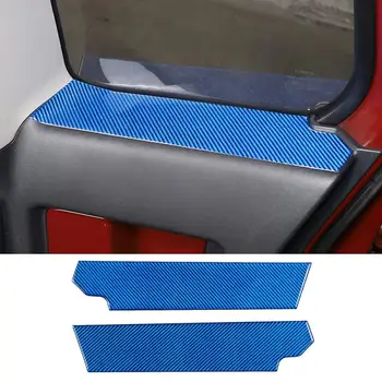 Za 2007-2021 Toyota FJ Cruiser od mekog karbonskih vlakana plave boje, naljepnica na stražnja vrata automobila, unutarnje uređenje prozora, trake, pribor za unutrašnjost automobila