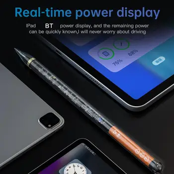 Za Apple Olovka 2 Magnetska transparentna olovka-olovka za iPad Air 4 5 Mini Pro 6, bežičnog punjenja, olovka za odvod dlan F0T7