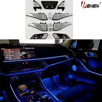 Za BMW X5 G05 X7 Zvučnik Prednji stražnja vrata sjajni visokotonac Osvijetljena završiti noćno svjetlo subwoofer Audio zvučnici rog zatrubi led poklopac