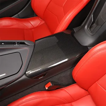 Za Chevrolet Corvette C8 2020 2021 2022 2023 ABS Karbonskih Vlakana Auto naslon za ruku Poklopac Kutije Oznaka Pribora Za Zaštitu Unutrašnjosti Vozila