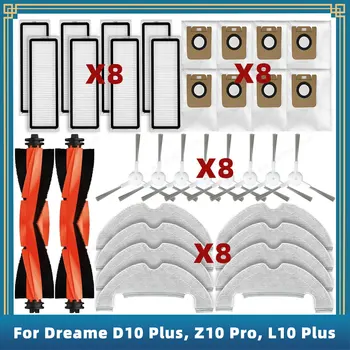 Za Dreame Bot D10 Plus, Z10 Pro, L10 Plus Robot Usisavač Rezervni Dijelovi I Pribor Glavna Bočna Četka Hepa Filter Grimase Vrećica Za Prašinu