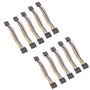 Za matične ploče Lenovo na uobičajeni kućište kabel adapter, USB 9-pinski Revolution, 11-pinski ženski kabel za pretvaranje 24AWG, 10 kom.