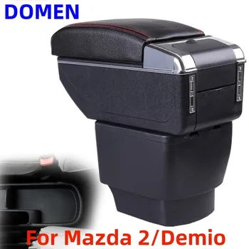 Za Mazda 2/Demio naslon za ruku kutija Originalni poseban središnji naslon za ruku okvir modifikacija pribor dupli sloj USB punjenje