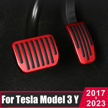 Za Tesla model 3 Model Y 2017- 2021 2022 2023 Automatsko auto nožna pedala gasa plinsko gorivo, kočnice jastučići ploče pokriva torbica pribor
